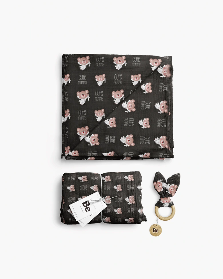 Duvet Cover Set Cute Mummy - obrazek 3